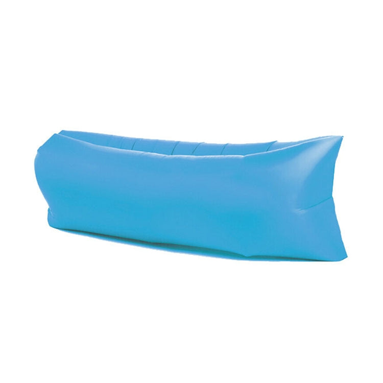 Outdoor Portable Lazy Water Inflatable Sofa Beach Grass Air Bed, Size: 200 x 70cm(Sky Blue)