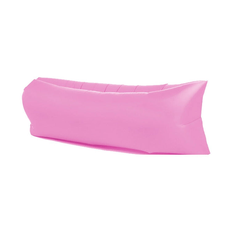 Outdoor Portable Lazy Water Inflatable Sofa Beach Grass Air Bed, Size: 200 x 70cm(Pink)