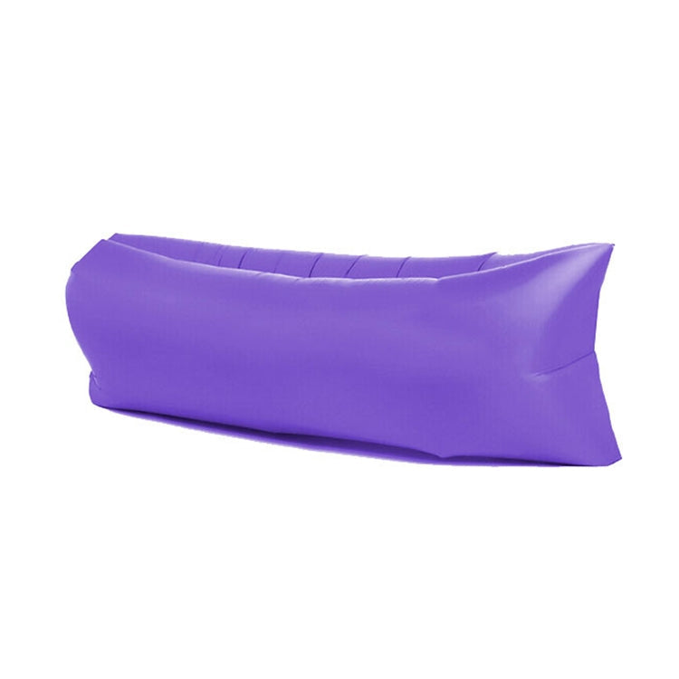 Outdoor Portable Lazy Water Inflatable Sofa Beach Grass Air Bed, Size: 200 x 70cm(Purple)