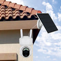 T24 1080P IP65 Waterproof Solar Smart PTZ Camera, Support Full-color Night Vision & Two-way Voice Intercom & AI Humanoid Detection Alarm, WiFi Version