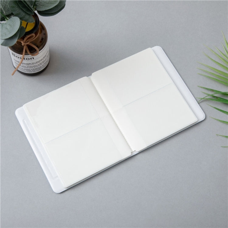 Hollow Heart 64 Pockets Photo Book Album Name Card Holder for Fujifilm Instax Mini 8 /7s /70 /25 /50s /90(Light Purple)