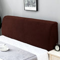 Polar Fleece Elastic Full Covered Headboard Dust Cover, Size:120cm(Amber Brown)