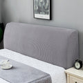 Polar Fleece Elastic Full Covered Headboard Dust Cover, Size:180cm(Light Gray)