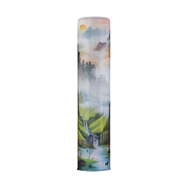 Elastic Cloth Cabinet Type Air Conditioner Dust Cover, Size:170 x 40cm(Rising Sun)