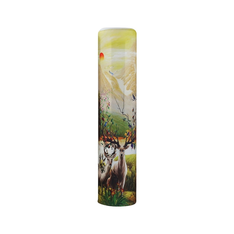 Elastic Cloth Cabinet Type Air Conditioner Dust Cover, Size:170 x 40cm(Elk Family)