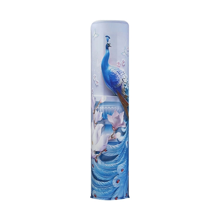 Elastic Cloth Cabinet Type Air Conditioner Dust Cover, Size:175 x 40cm(Magnolia Peacock)