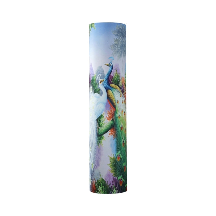 Elastic Cloth Cabinet Type Air Conditioner Dust Cover, Size:175 x 40cm(Green Peacock)