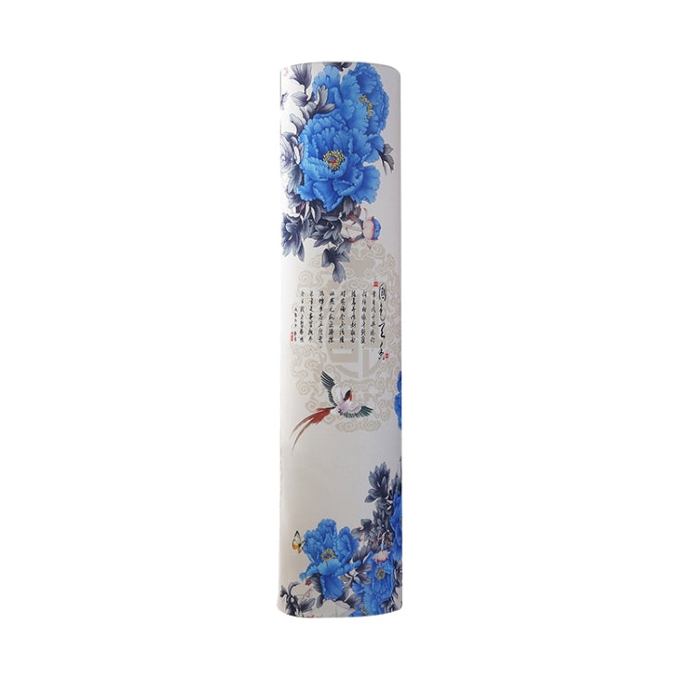 Elastic Cloth Cabinet Type Air Conditioner Dust Cover, Size:185 x 40cm(Peony)