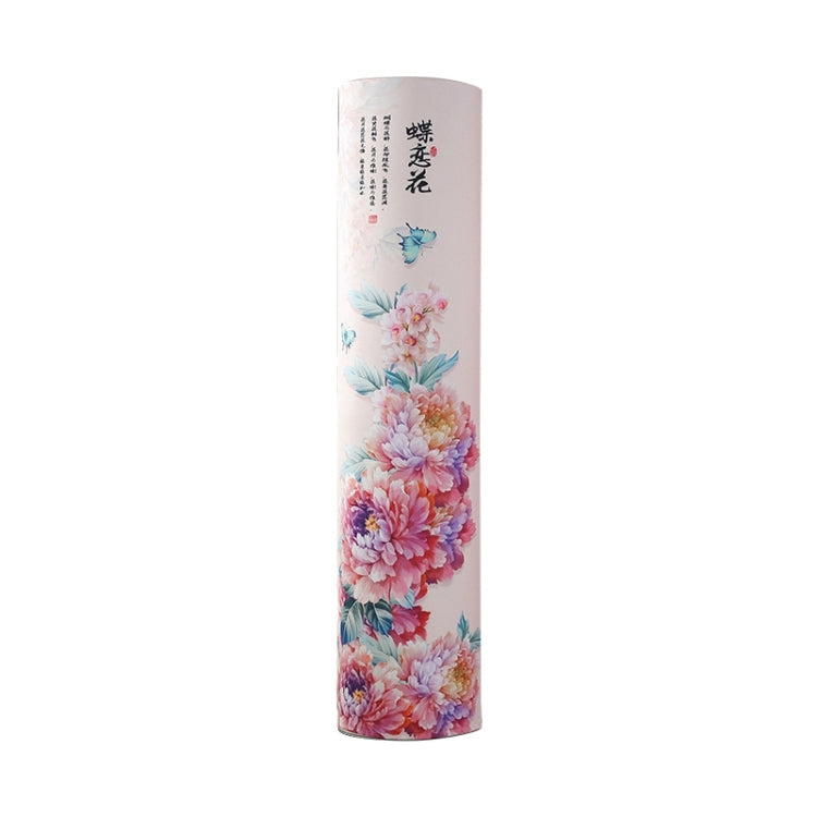 Elastic Cloth Cabinet Type Air Conditioner Dust Cover, Size:190 x 40cm(Butterflies Flowers)