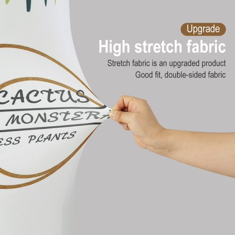 Elastic Cloth Cabinet Type Air Conditioner Dust Cover, Size:190 x 40cm(Golden Frame Leaves)