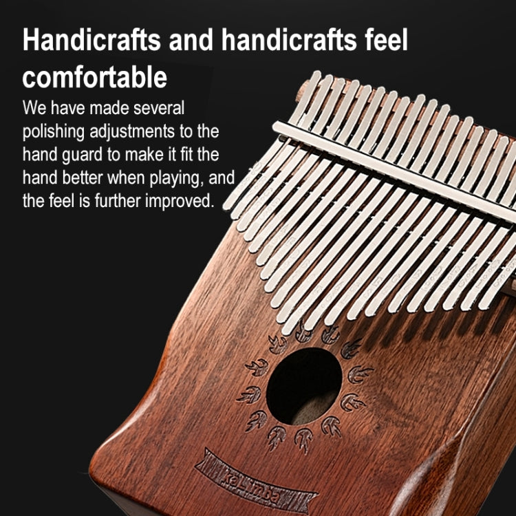 17 Tone Acacia Wood Thumb Piano Kalimba Musical Instruments(Coffee-Cat)
