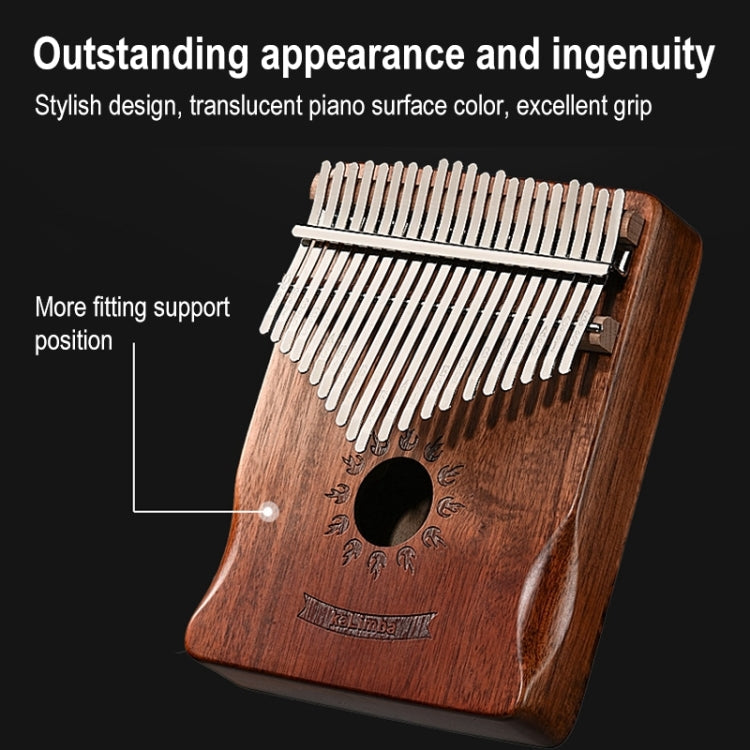 21 Tone Acacia Wood Thumb Piano Kalimba Musical Instruments(Aurora Blue-Sun)