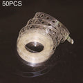50 PCS DIY Latex Balloons Modeling Tool Plastic Balloon Chain Tie Knob Tool Birthday Party Wedding Decoration Supplies, Length: 5m(Single Hole)