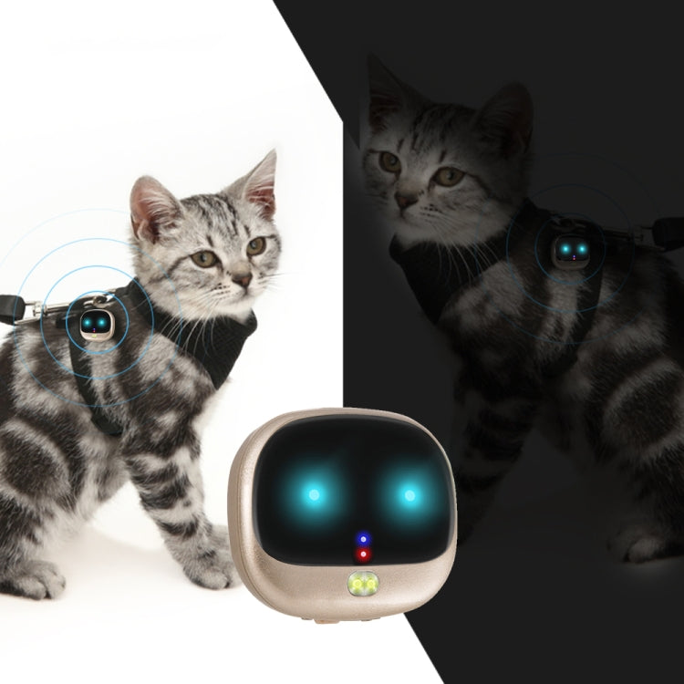 ReachFar RF-V47 IP67 Multi-function Mini GPS Pet Tracker with LED Light & Silicone Case(Black)