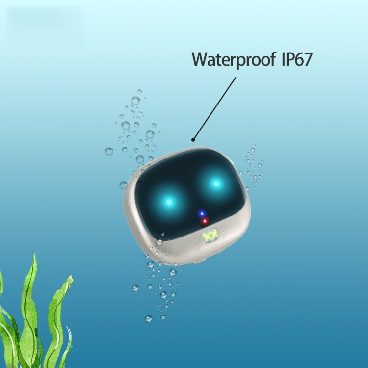 ReachFar RF-V47 IP67 Multi-function Mini GPS Pet Tracker with LED Light & Silicone Case(Black)