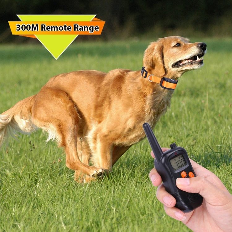 998DC Bark Stopper Remote Control Electric Shock Collar Dog Training Device, Plug Type:EU Plug