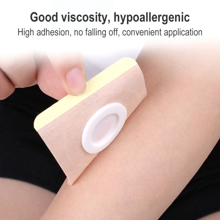 100 PCS 042 Spunlace Non-woven Stickers Anti-osmosis Three-volt Belly Button Plaster, Size:7x7x3cm(Square)