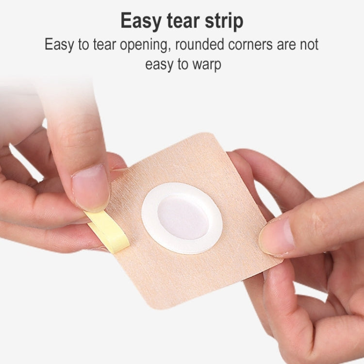 100 PCS 042 Spunlace Non-woven Stickers Anti-osmosis Three-volt Belly Button Plaster, Size:7x7x3cm(Square)