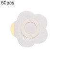 50pcs 043 Non-woven Stickers Wound Anti-seepage Three-volt Medicinal Patch, Size:6x6x2cm (Plum Shape)
