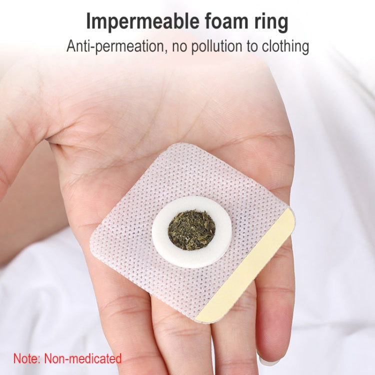 50pcs 043 Non-woven Stickers Wound Anti-seepage Three-volt Medicinal Patch, Size:7x7x3cm (Plum Shape)