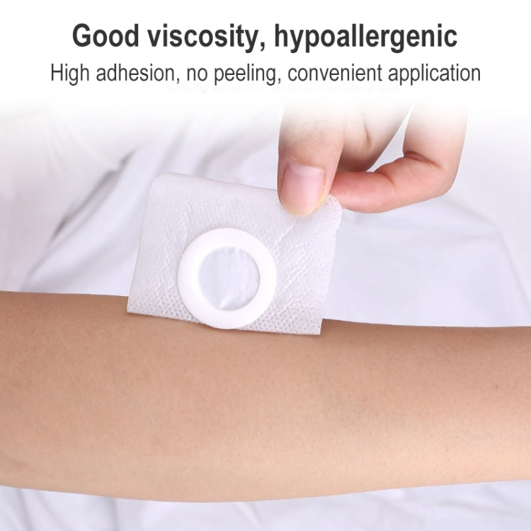 50pcs 043 Non-woven Stickers Wound Anti-seepage Three-volt Medicinal Patch, Size:8x8x4cm (Square)