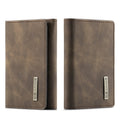 DG.MING M1 Series 3-Fold Multi Card Wallet(Coffee)
