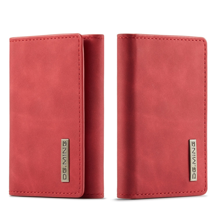 DG.MING M1 Series 3-Fold Multi Card Wallet(Red)