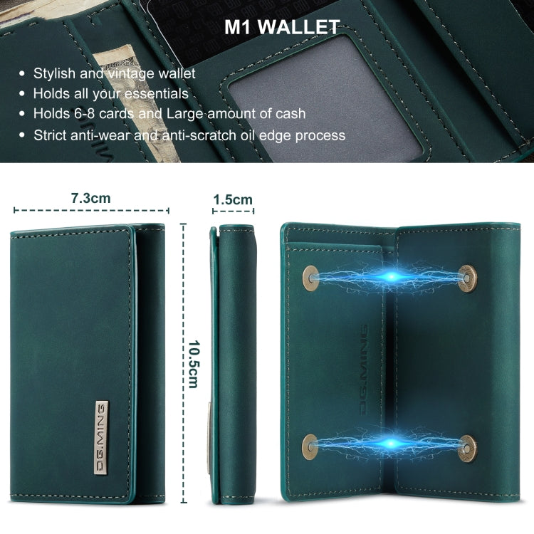 DG.MING M1 Series 3-Fold Multi Card Wallet(Green)