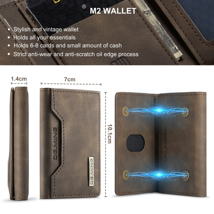 DG.MING M2 Series 3-Fold Card Bag(Coffee)