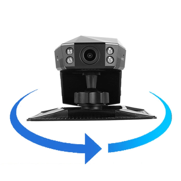 2 inch HD Single Lens 1080P No Light Night Vision Hidden Driving Recorder with Aromatherapy, SD Card Memory:Without