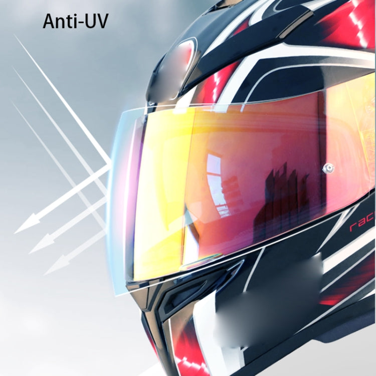 Motorcycle Helmet Visor Anti-UV Wind Shield Lens For AGV K1 / K3SV / K5(Electroplated Red)