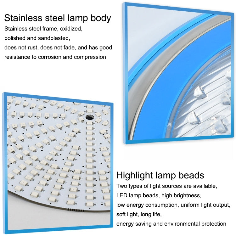 6W LED Stainless Steel Wall-mounted Pool Light Landscape Underwater Light(Colorful Light + Remote Control)