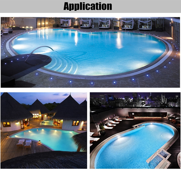 6W LED Stainless Steel Wall-mounted Pool Light Landscape Underwater Light(Colorful Light + Remote Control)