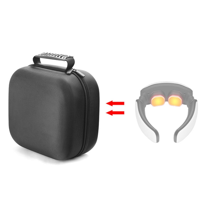 For Shengyangkang Cervical Spine Massager Handbag Storage Box(Black)