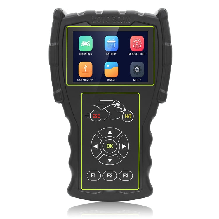 JDiag M100 PRO Intelligent Motorcycle Electronic Fuel Injection System Diagnostic Instrument, Fully Equipped Version(Black)