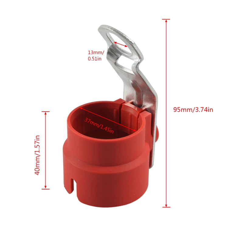 A6950-02 Trailer Plug Holder Connector Retainer(Red)
