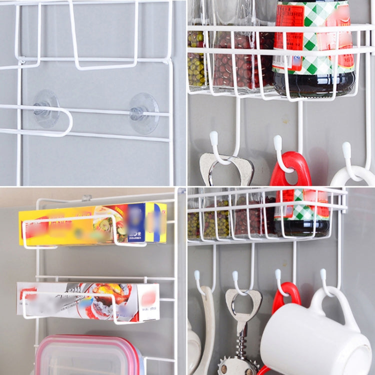 Multi-layer Fridge Storage Rack Side Shelf Sidewall Holder Multi-function Kitchen Organizer Household, Size:Sun Flower Rack