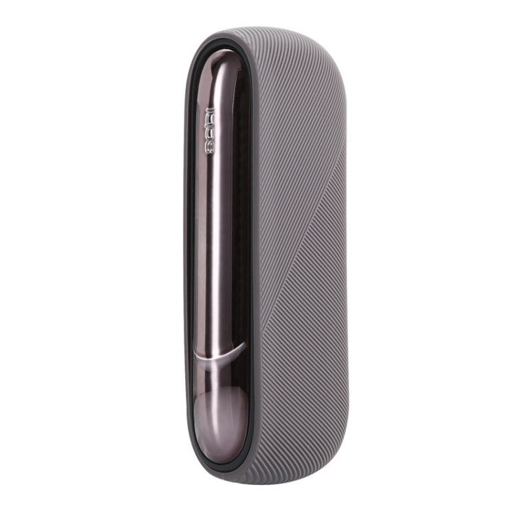 Electronic Cigarette Silicone Case + Side Cover for IQO 3.0 / 3.0 DUO(Coffee)