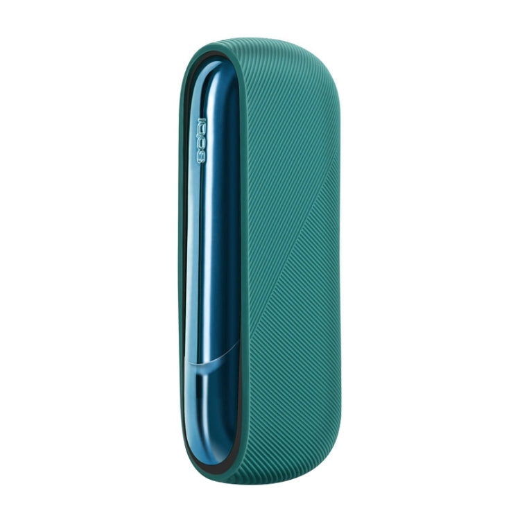 Electronic Cigarette Silicone Case + Side Cover for IQO 3.0 / 3.0 DUO(Green+Navy Blue)