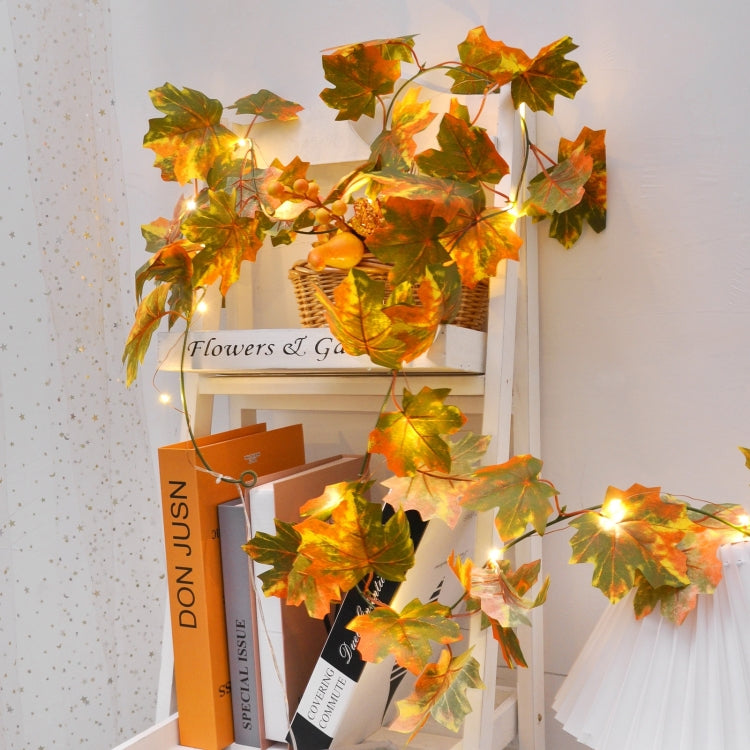2m 10 Lights LED Decorative Light String, Style:Maple Leaf