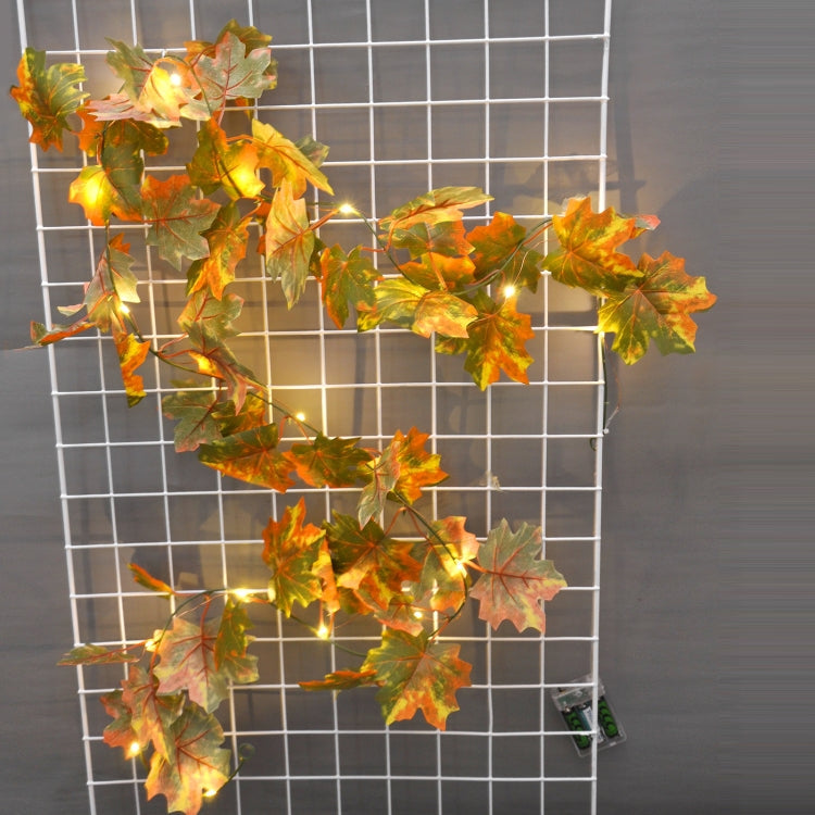 2m 10 Lights LED Decorative Light String, Style:Maple Leaf