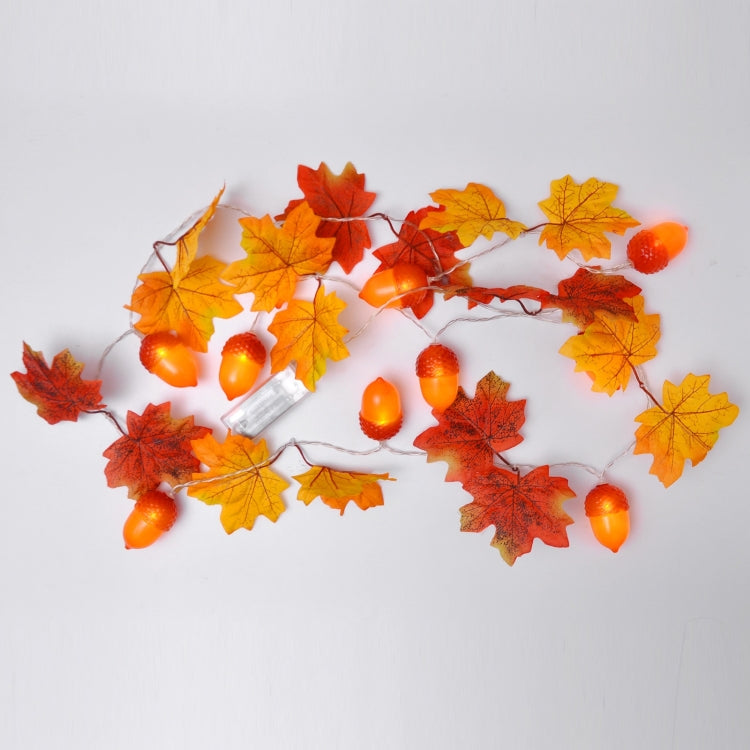 2m 10 Lights LED Decorative Light String, Style:Maple Leaf + Acorn