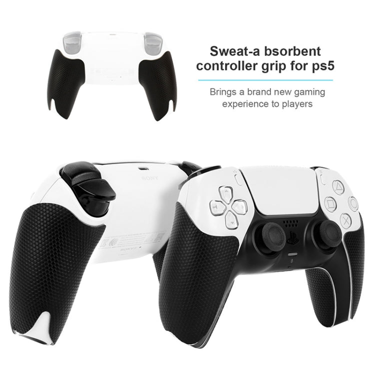 For Sony PS5 CH-PS5-001 Game Handle Anti-slip Protective Sticker(Black)