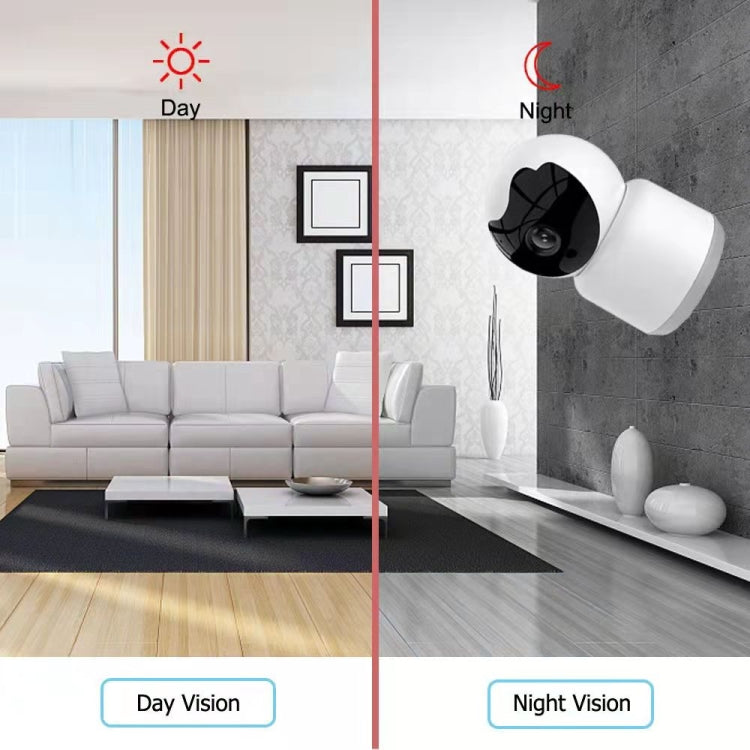 YT51 1920x1080 Home Wireless Camera, Support Infrared Night Vision / Voice Intercom, without Temperature and Humidity Sensor, US Plug(White)