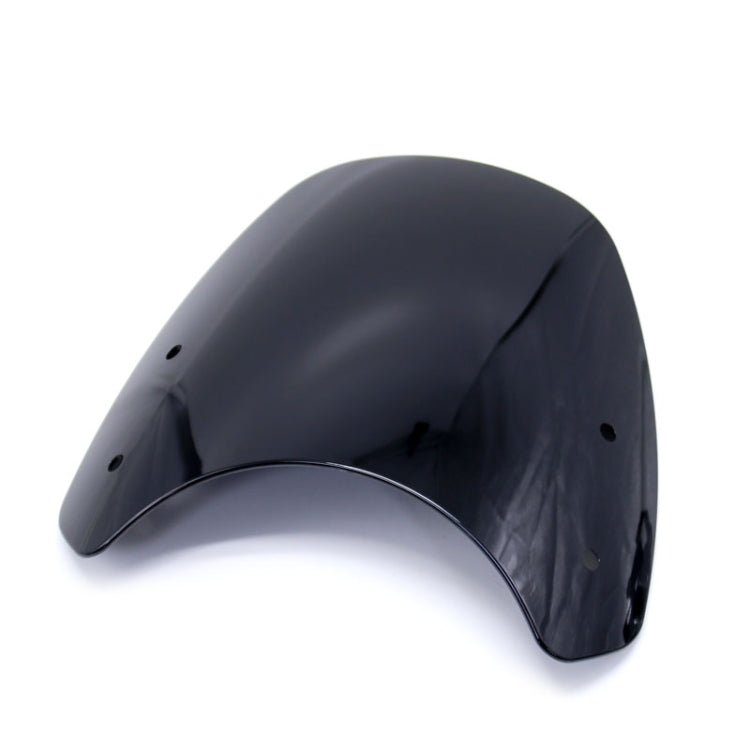 XRL-DF-7654 Motorcycle Headlight Retro Windshield for DUCATI(Black)