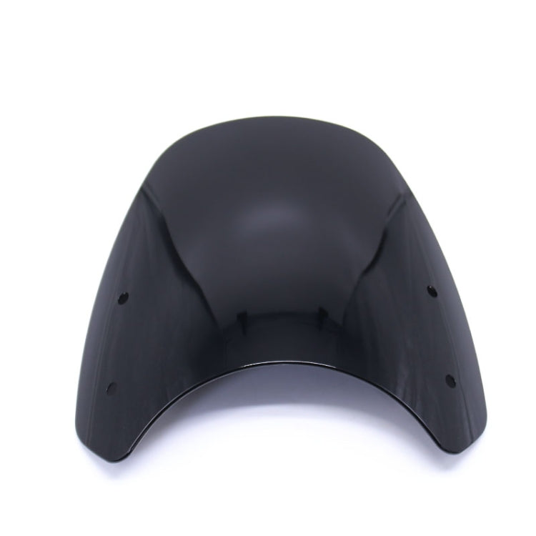 XRL-DF-7654 Motorcycle Headlight Retro Windshield for DUCATI(Black)