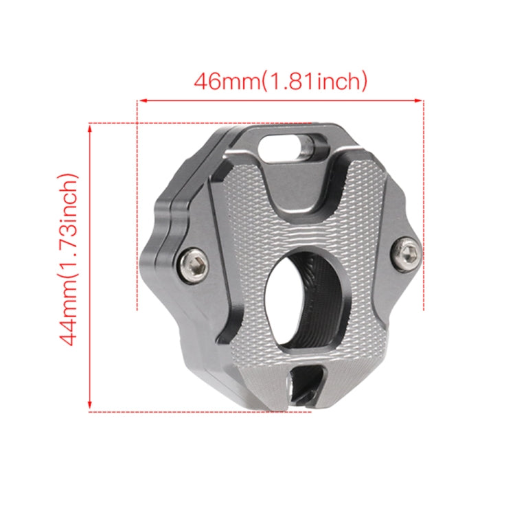 HP-Q093 Motorcycle Modified Key Shell for Honda CBR650R / CB650R / CB650F(Titanium)