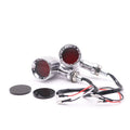 Z006 1 Pair 12V Modified Universal Motorcycle LED Turn Signal(Electroplating)