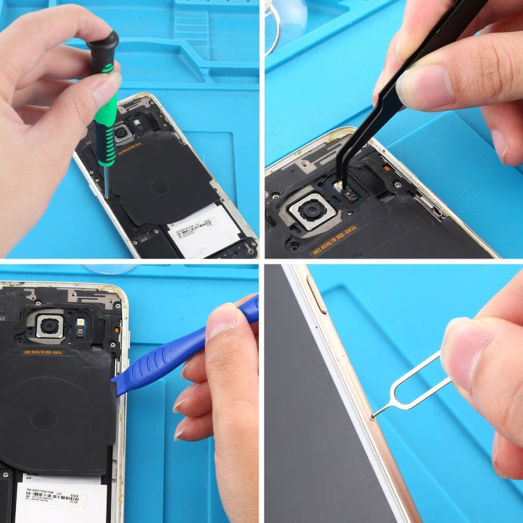JIAFA JF-8182 21 in 1 Battery Adhesive + LCD Frame Waterproof Adhesive + Repair Tool Set For iPhone 12