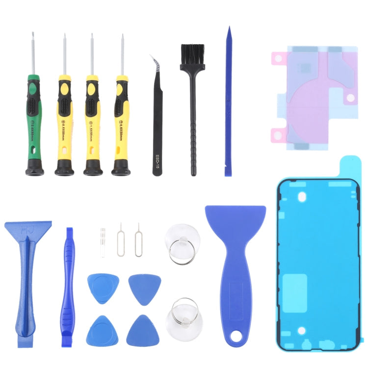 JIAFA JF-8182 21 in 1 Battery Adhesive + LCD Frame Waterproof Adhesive + Repair Tool Set For iPhone 13 Pro